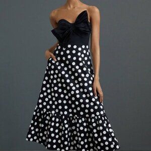 ANTHROPOLOGIE Hutch Bow-Tie Maxi Dress (New with Tags)